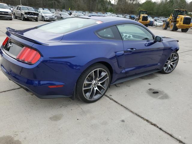1FA6P8TH6F5373485 - 2015 FORD MUSTANG BLUE photo 3