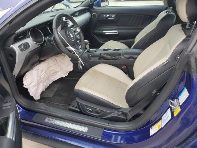 1FA6P8TH6F5373485 - 2015 FORD MUSTANG BLUE photo 7