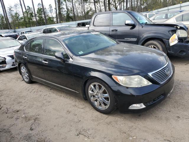 JTHGL46F275004376 - 2007 LEXUS LS 460L BLACK photo 4