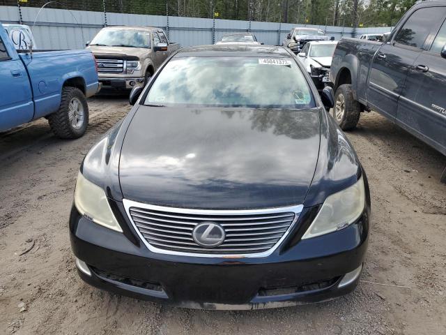 JTHGL46F275004376 - 2007 LEXUS LS 460L BLACK photo 5