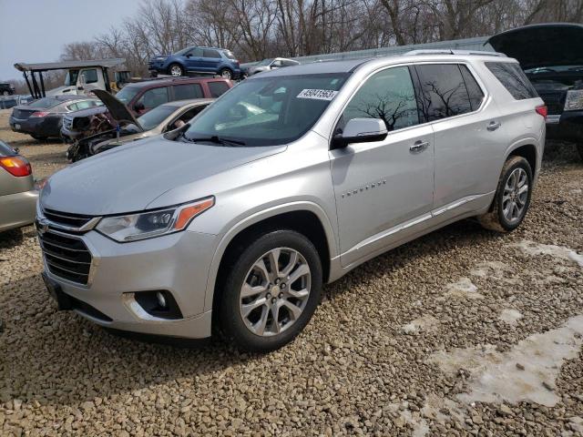 1GNEVKKW0KJ277451 - 2019 CHEVROLET TRAVERSE PREMIER SILVER photo 1