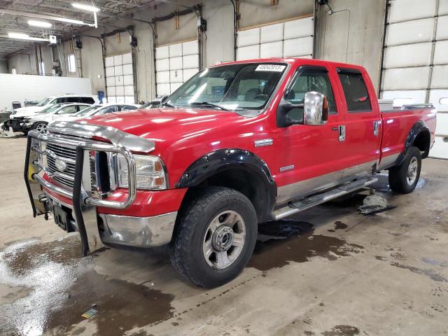 1FTWW31P16EA57597 - 2006 FORD F350 SRW SUPER DUTY RED photo 1