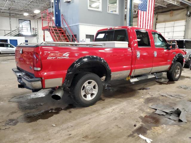 1FTWW31P16EA57597 - 2006 FORD F350 SRW SUPER DUTY RED photo 3