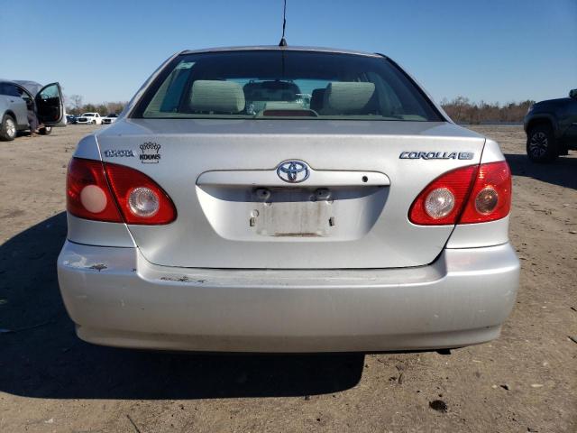 2T1BR32E95C380431 - 2005 TOYOTA COROLLA CE SILVER photo 6