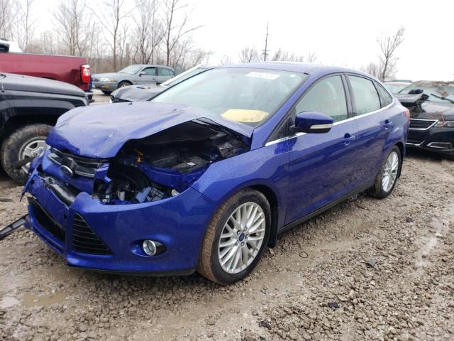 1FADP3J2XDL136726 - 2013 FORD FOCUS TITANIUM BLUE photo 1