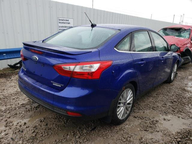 1FADP3J2XDL136726 - 2013 FORD FOCUS TITANIUM BLUE photo 3