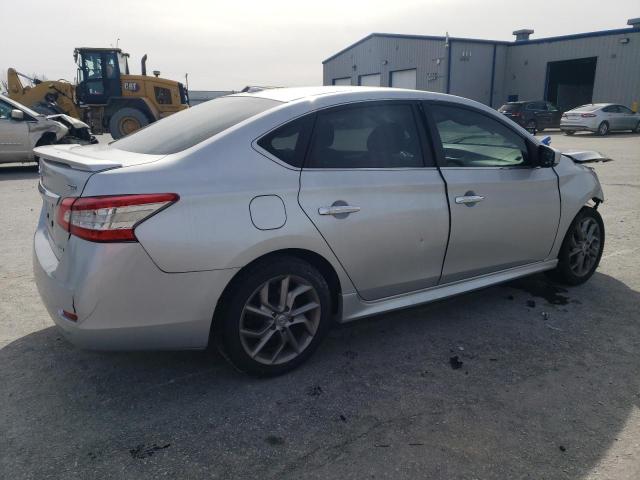 3N1AB7AP4EY236864 - 2014 NISSAN SENTRA S SILVER photo 3