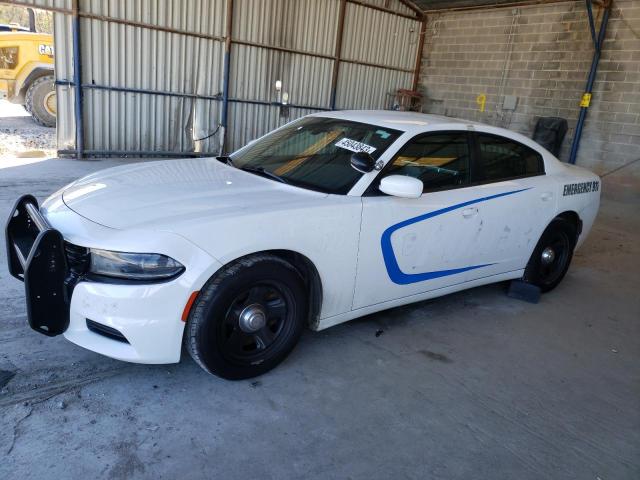 2C3CDXAT7KH538605 - 2019 DODGE CHARGER POLICE WHITE photo 1