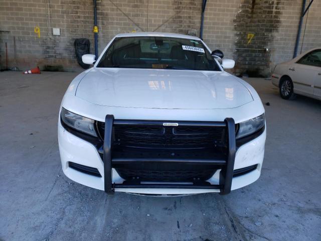 2C3CDXAT7KH538605 - 2019 DODGE CHARGER POLICE WHITE photo 5