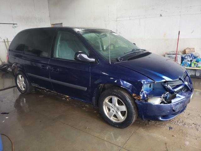 1D4GP45R85B197555 - 2005 DODGE CARAVAN SXT BLUE photo 4