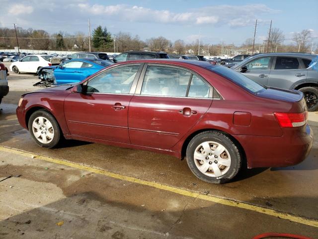 5NPET46C98H317148 - 2008 HYUNDAI SONATA GLS MAROON photo 2