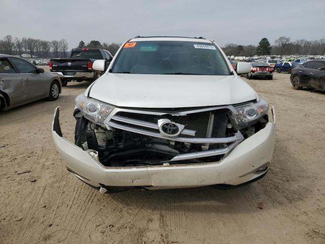 5TDYK3EH9DS124266 - 2013 TOYOTA HIGHLANDER LIMITED WHITE photo 5