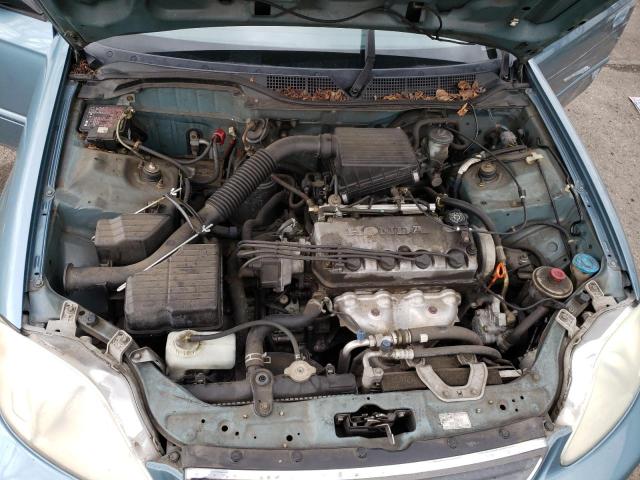 2HGEJ661XYH605741 - 2000 HONDA CIVIC BASE 蓝色 照片 11