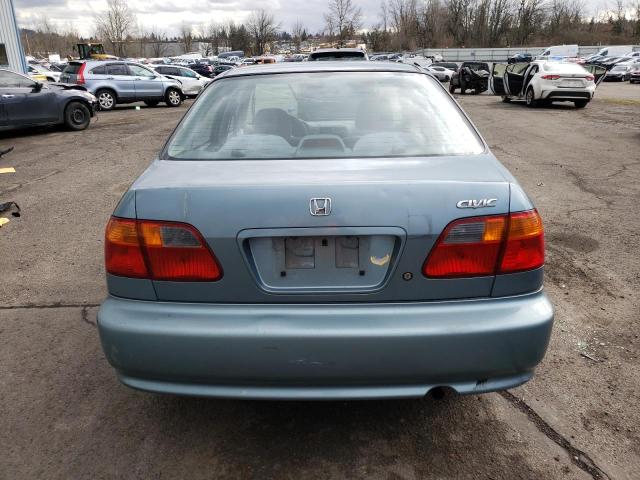 2HGEJ661XYH605741 - 2000 HONDA CIVIC BASE 蓝色 照片 6