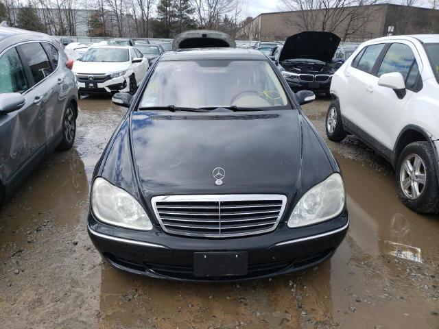 WDBNG84J26A481387 - 2006 MERCEDES-BENZ S 500 4MATIC BLACK photo 5