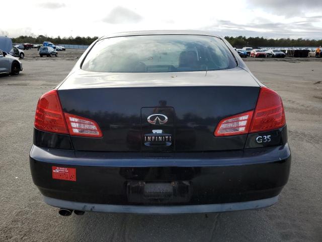 JNKCV51E03M025661 - 2003 INFINITI G35 BLACK photo 6