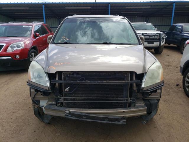 2HKYF18424H537914 - 2004 HONDA PILOT EX GOLD photo 5