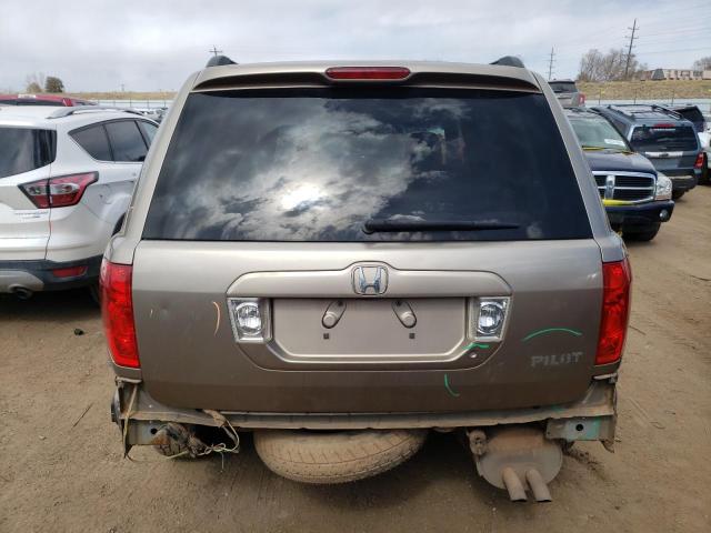 2HKYF18424H537914 - 2004 HONDA PILOT EX GOLD photo 6