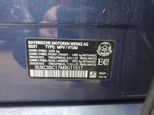 5UXCX6C17M9G11517 - 2021 BMW X7 ALPINA XB7 蓝色 照片 14