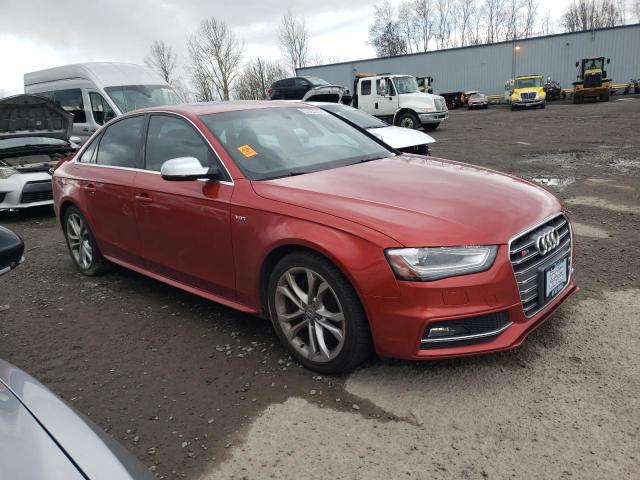 WAUBGAFL9EA109471 - 2014 AUDI S4 PREMIUM PLUS RED photo 4