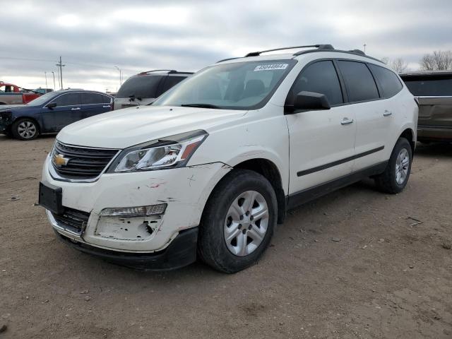 1GNKVFKD8FJ202981 - 2015 CHEVROLET TRAVERSE LS WHITE photo 1