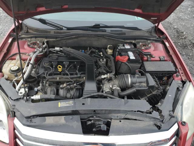 3FAHP07Z76R231379 - 2006 FORD FUSION SE RED photo 11