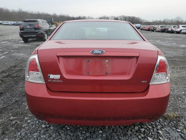 3FAHP07Z76R231379 - 2006 FORD FUSION SE RED photo 6