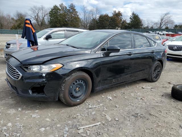 3FA6P0LU7KR146201 - 2019 FORD FUSION SE BLACK photo 1