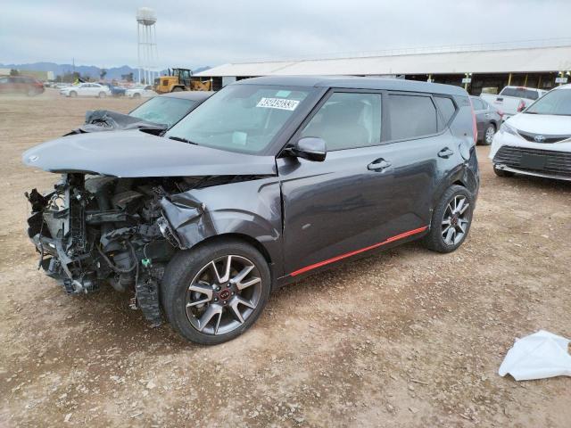 KNDJ53AF4M7750251 - 2021 KIA SOUL GT-LINE TURBO GRAY photo 1