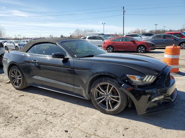 1FATP8UH9H5218157 - 2017 FORD MUSTANG BLACK photo 4