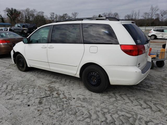 5TDZA23C15S252687 - 2005 TOYOTA SIENNA CE WHITE photo 2