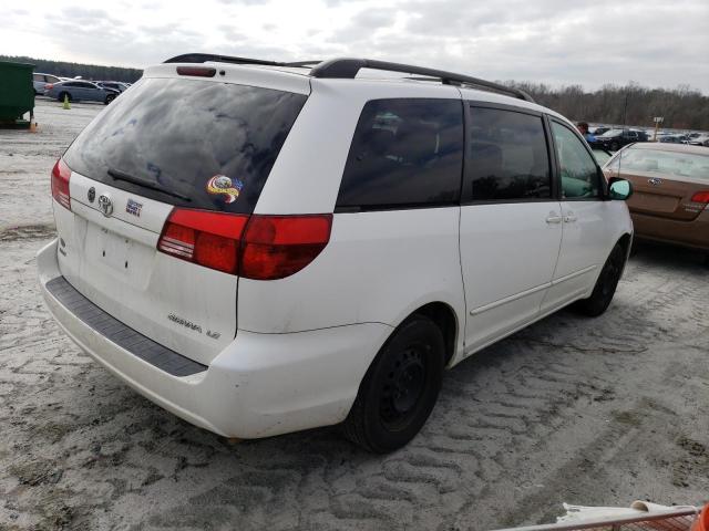 5TDZA23C15S252687 - 2005 TOYOTA SIENNA CE WHITE photo 3