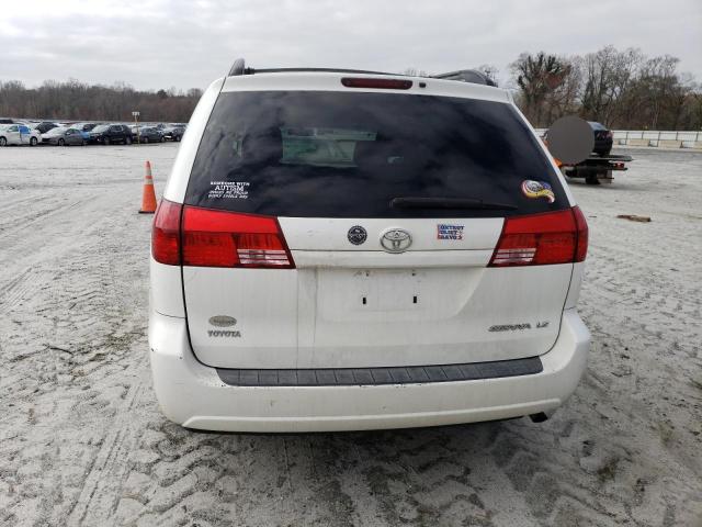 5TDZA23C15S252687 - 2005 TOYOTA SIENNA CE WHITE photo 6