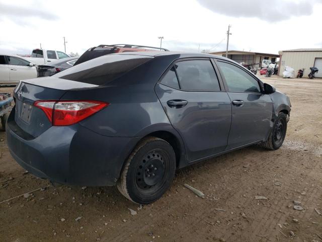 5YFBURHE6GP536503 - 2016 TOYOTA COROLLA L BLUE photo 3