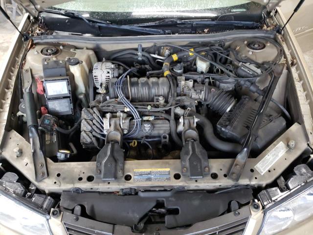 2G1WH55K549306576 - 2004 CHEVROLET IMPALA LS GOLD photo 11