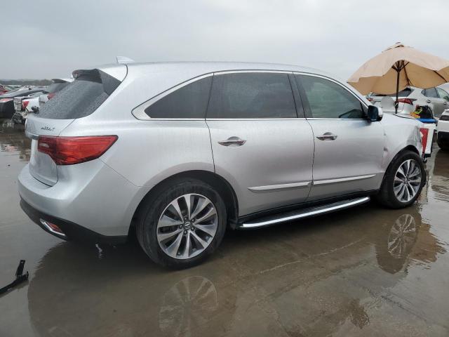 5FRYD3H49EB008976 - 2014 ACURA MDX TECHNOLOGY SILVER photo 3