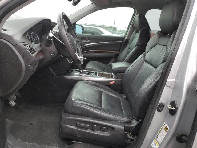 5FRYD3H49EB008976 - 2014 ACURA MDX TECHNOLOGY SILVER photo 7