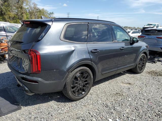 5XYP5DHC1NG195677 - 2022 KIA TELLURIDE SX GRAY photo 3