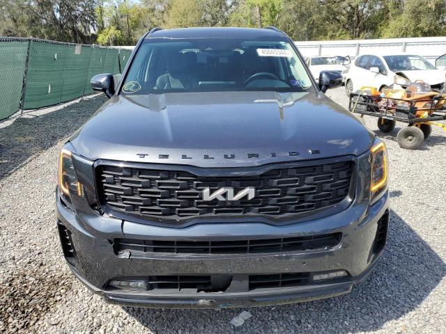 5XYP5DHC1NG195677 - 2022 KIA TELLURIDE SX GRAY photo 5