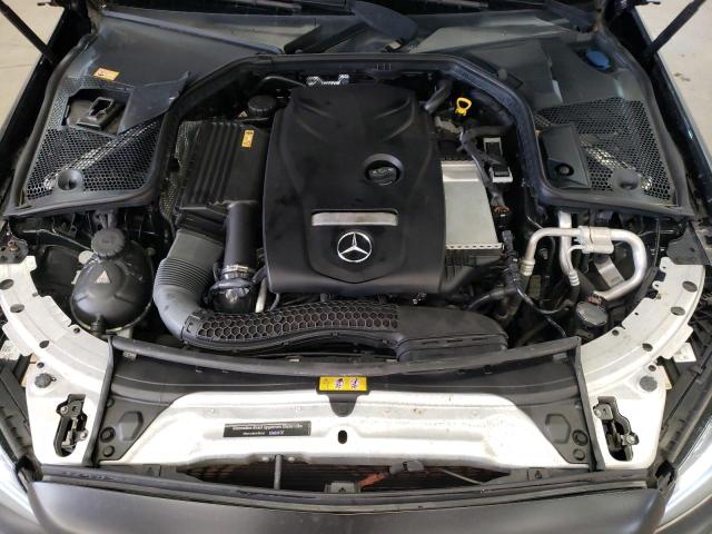 WDDWJ4JB1HF373447 - 2017 MERCEDES-BENZ C 300 BLACK photo 11