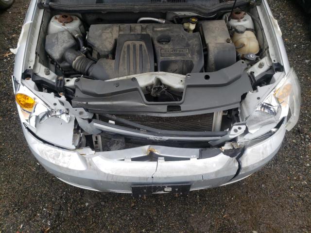 1G1AK55F277116206 - 2007 CHEVROLET COBALT LS SILVER photo 11