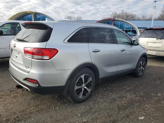 5XYPH4A55GG153910 - 2016 KIA SORENTO EX SILVER photo 3