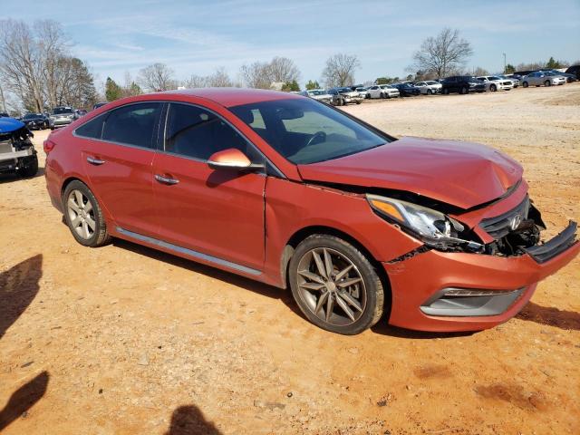 5NPE34AB4FH041148 - 2015 HYUNDAI SONATA SPORT ORANGE photo 4