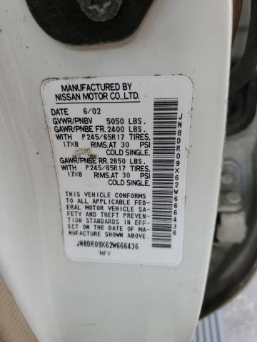 JN8DR09X62W666436 - 2002 NISSAN PATHFINDER LE 米色 照片 14