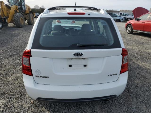 KNAFG526277038980 - 2007 KIA RONDO LX WHITE photo 6