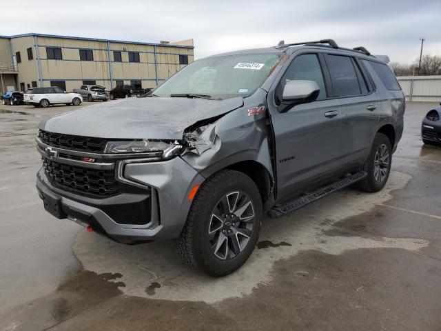 1GNSKPKD5NR296848 - 2022 CHEVROLET TAHOE K1500 Z71 GRAY photo 1