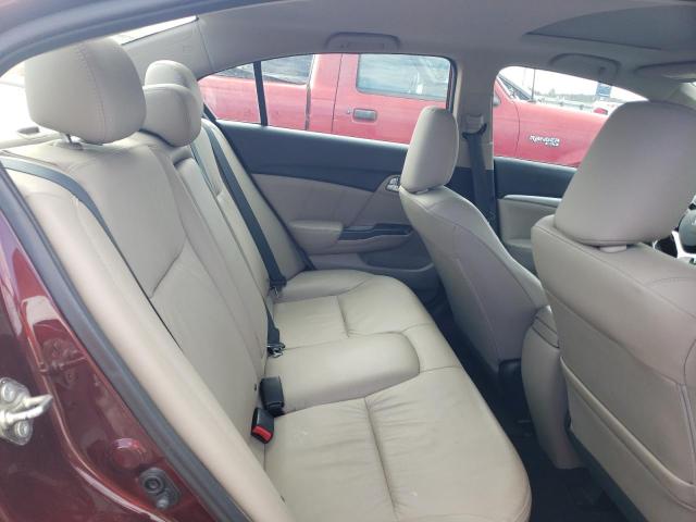 19XFB2F90FE034994 - 2015 HONDA CIVIC EXL RED photo 10