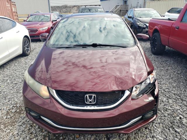 19XFB2F90FE034994 - 2015 HONDA CIVIC EXL RED photo 5