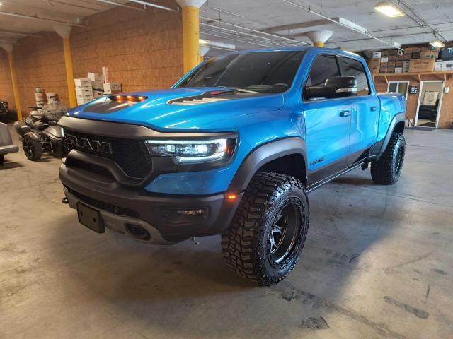 1C6SRFU95NN216048 - 2022 RAM 1500 TRX BLUE photo 2