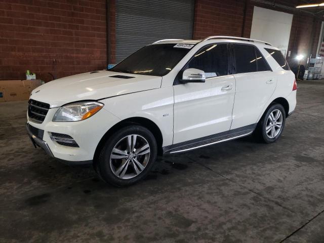 4JGDA5HB8CA032206 - 2012 MERCEDES-BENZ ML 350 4MATIC WHITE photo 1